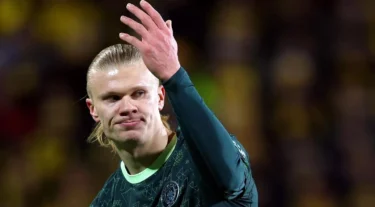 Man City striker Erling Haaland